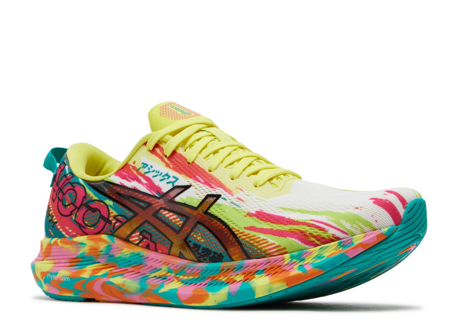 ASICS 蛍光イエロー ピンク ハイドロCD Wmns Noosa Tri 13 'Color Injection Pack Hot Pink Sour Yuzu