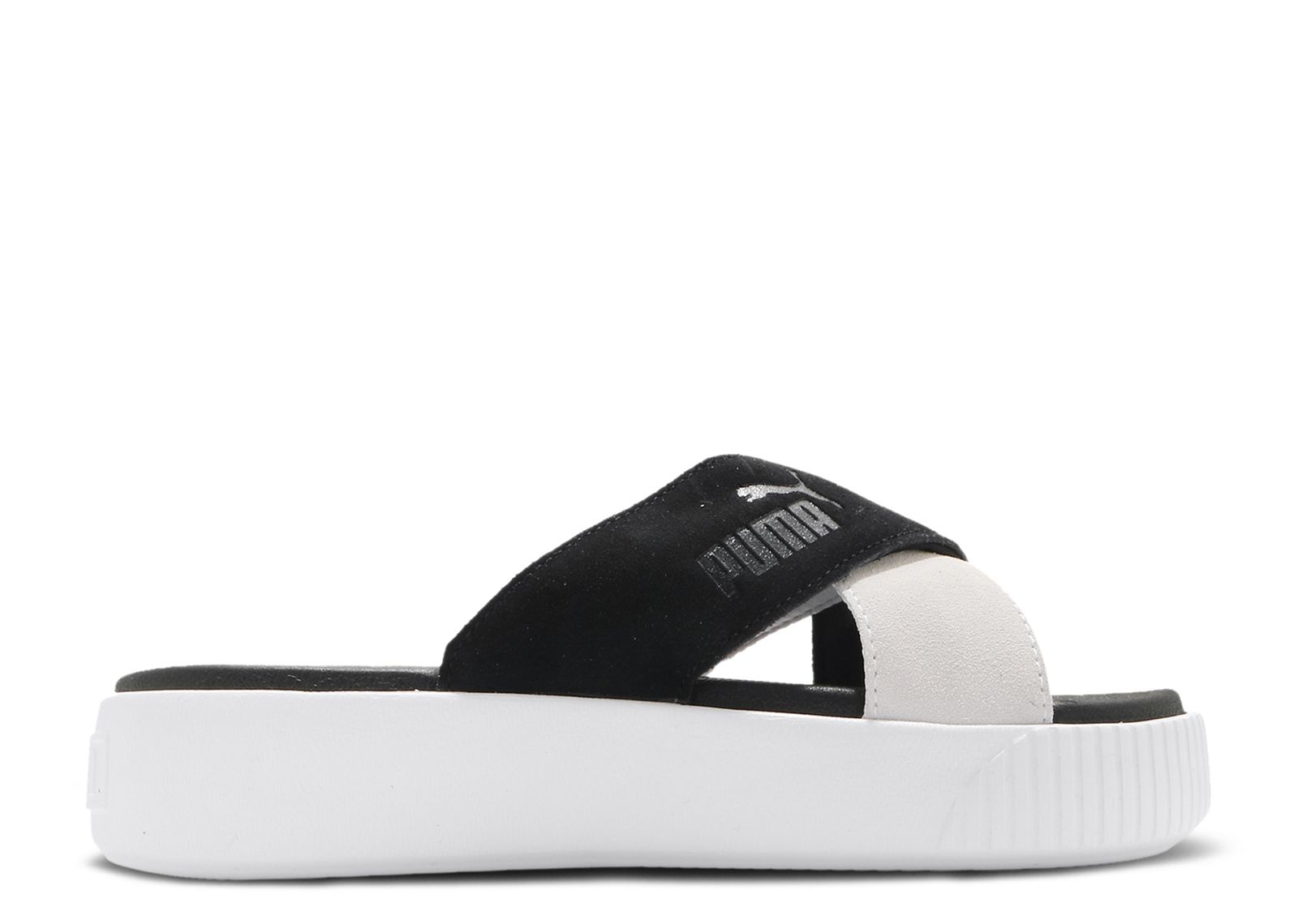 Wmns Platform Sandal 'Black White'