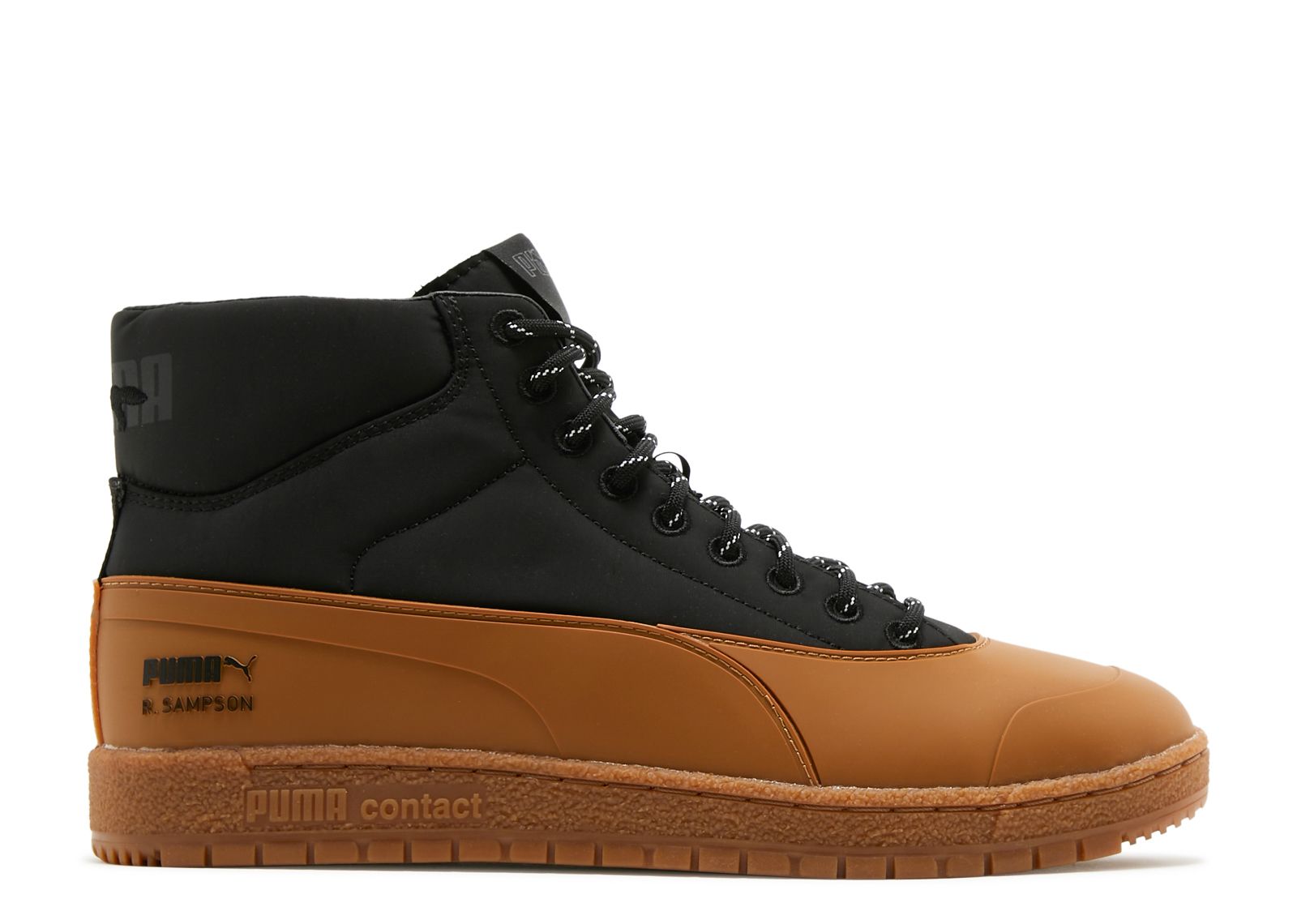 Maison Kitsune x Ralph Sampson 70 Mid 'Black Gum'