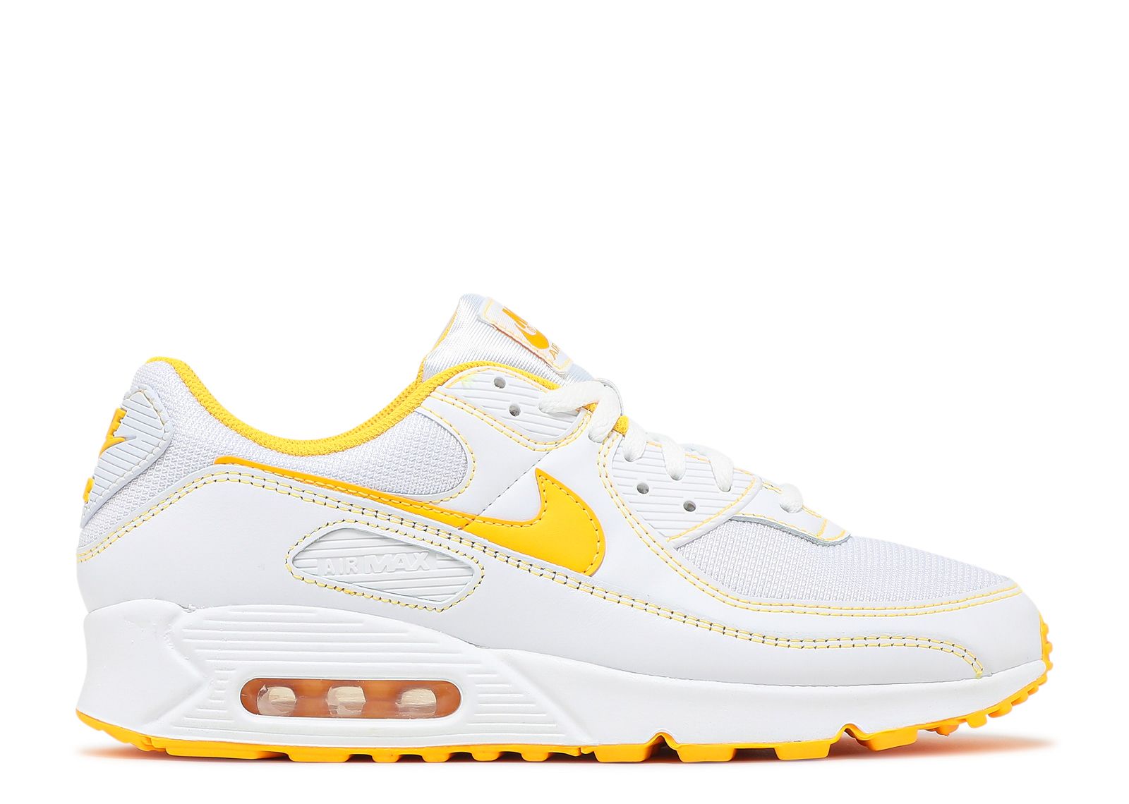 air max 90 white and orange