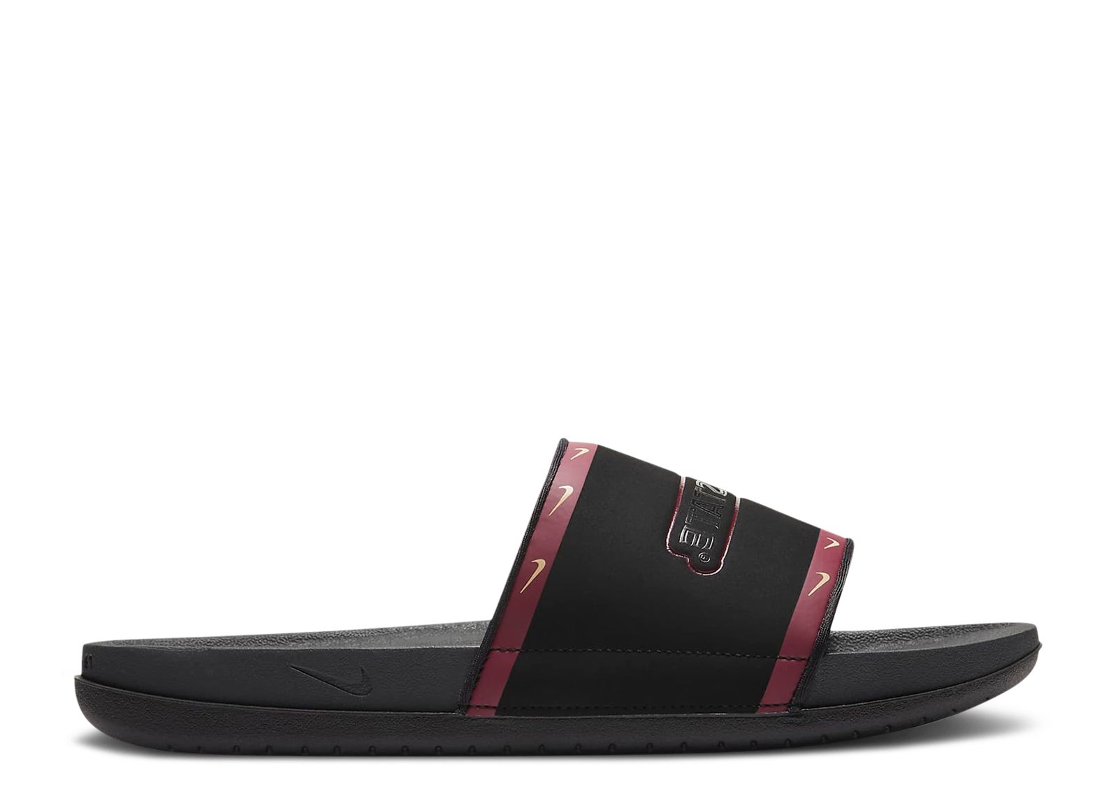 Men\'s Nike Offcourt (Florida State)Slides Florida State Seminoles Nike Off-Court Wordmark Slide Sandals main image 2