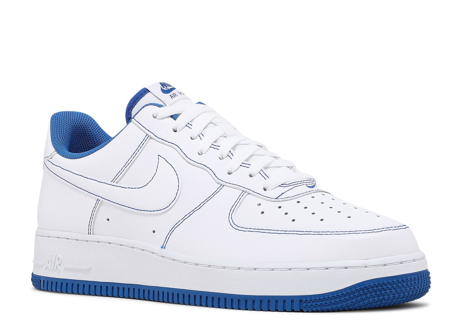 Nike Air Force 1 '07 'Contrast Stitch - White Game Royal