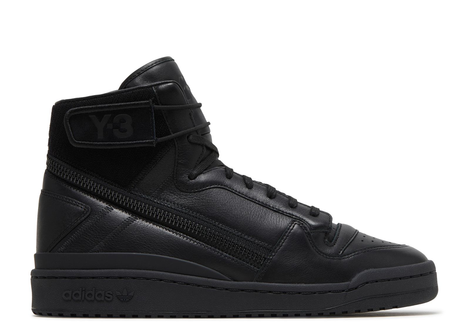 Y 3 Forum Hi OG 'Triple Black' - Adidas - GZ8795 - black white