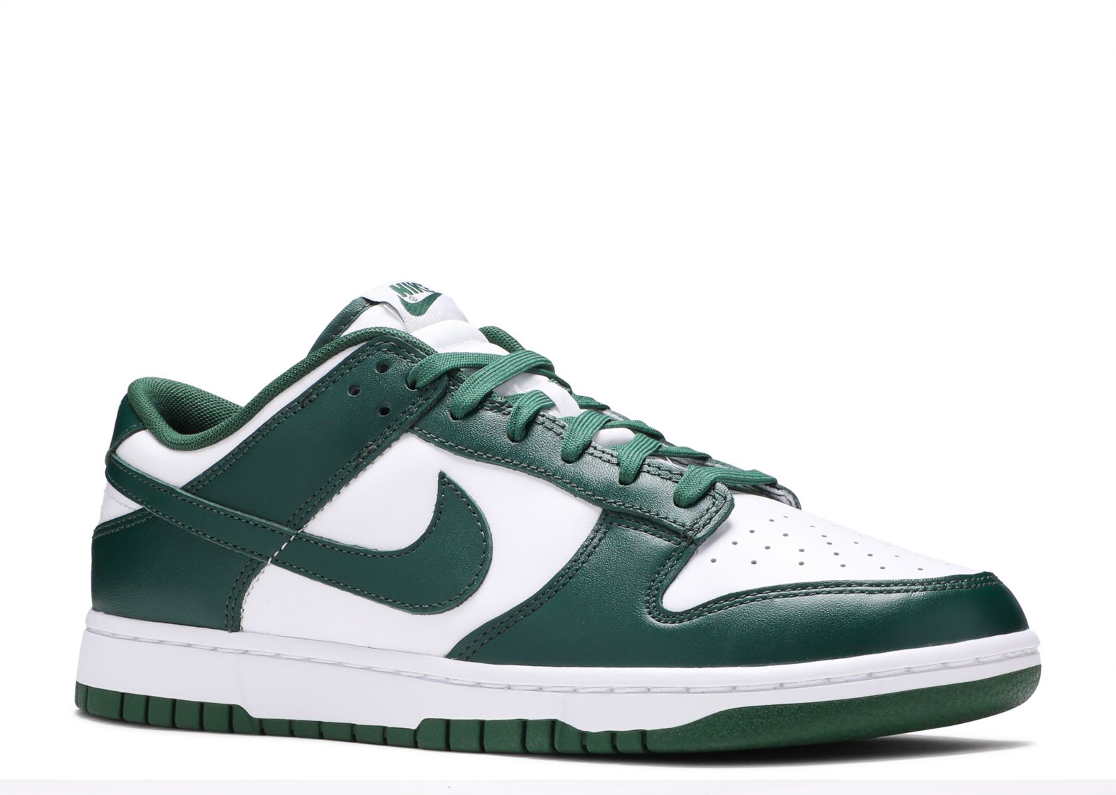 Off-White Nike Dunk Low University Red Pine Green Michigan Release