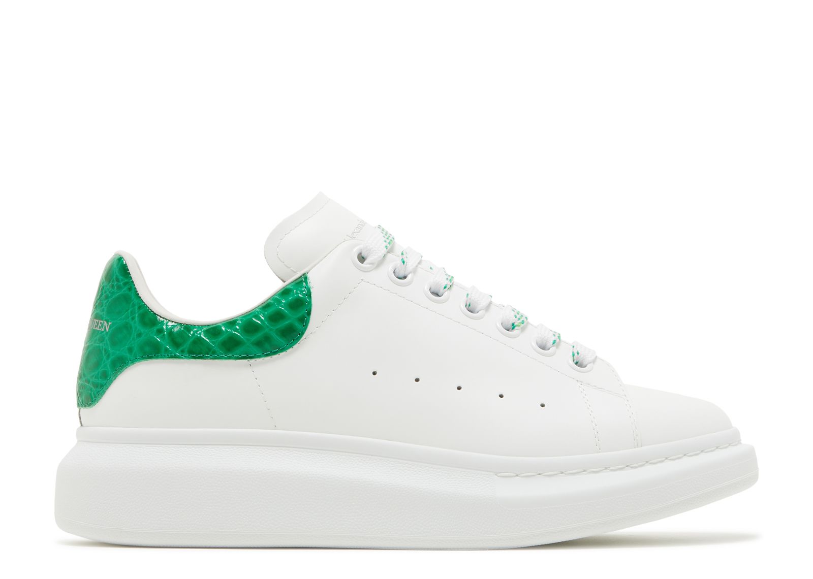 Alexander McQueen Oversized Sneaker 'Chrome Green Crocodile