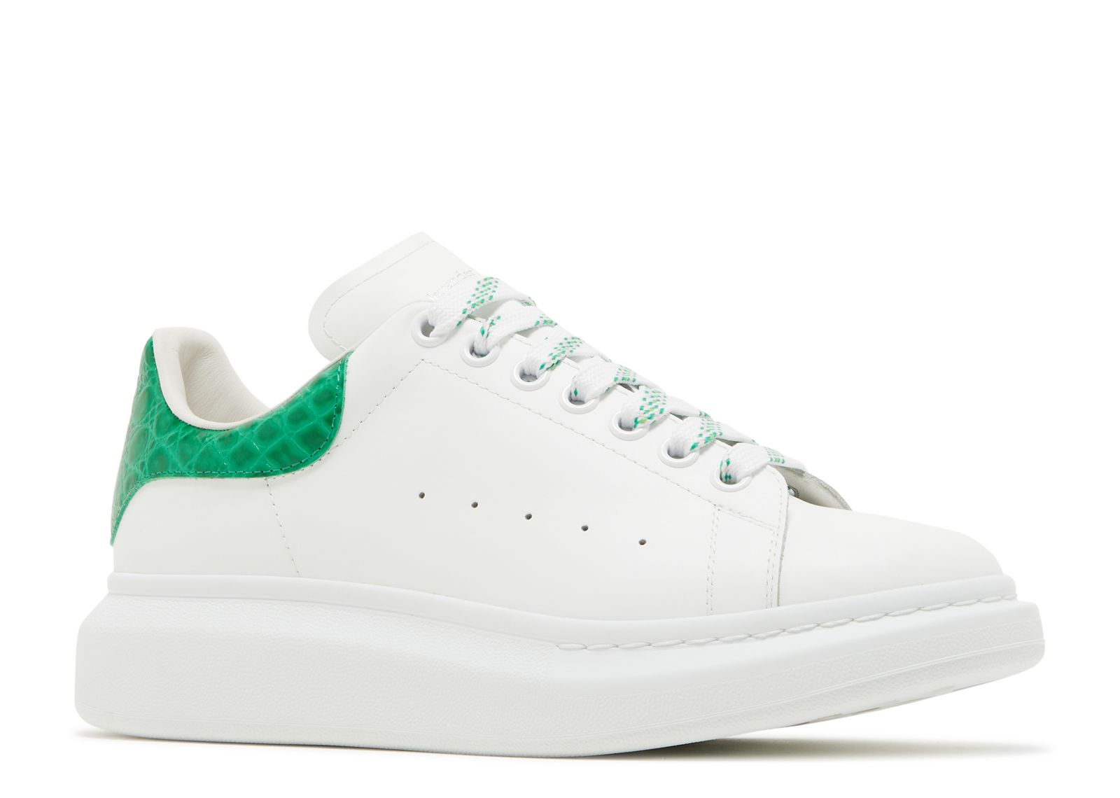 Alexander McQueen Oversized Sneaker 'Chrome Green Crocodile