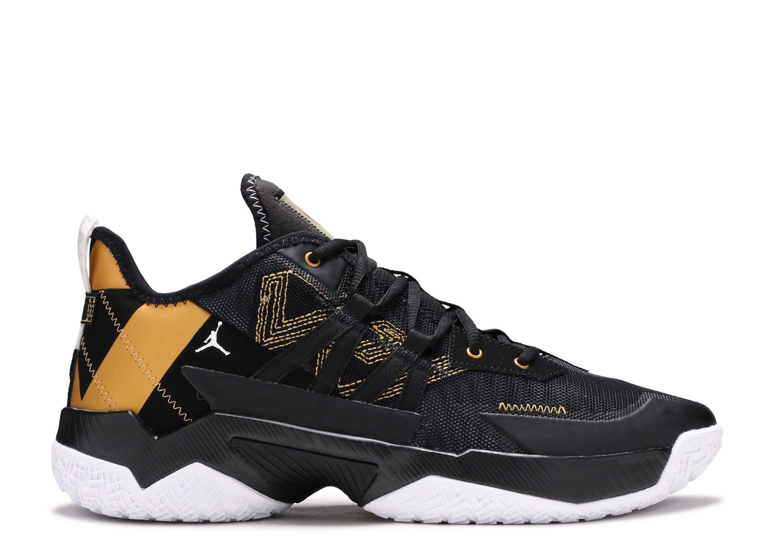 Jordan One Take 2 PF 'Black Metallic Gold'