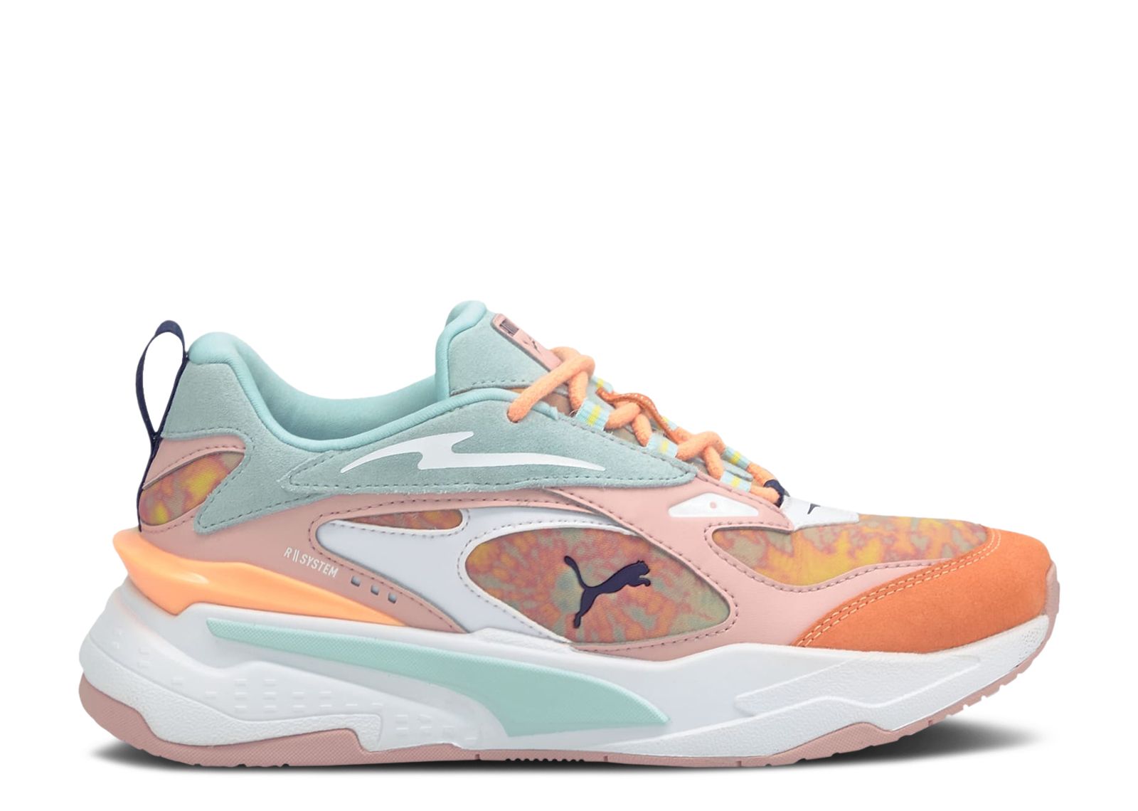 Wmns RS-Fast 'Tie Dye - Peachskin Blue Glow'