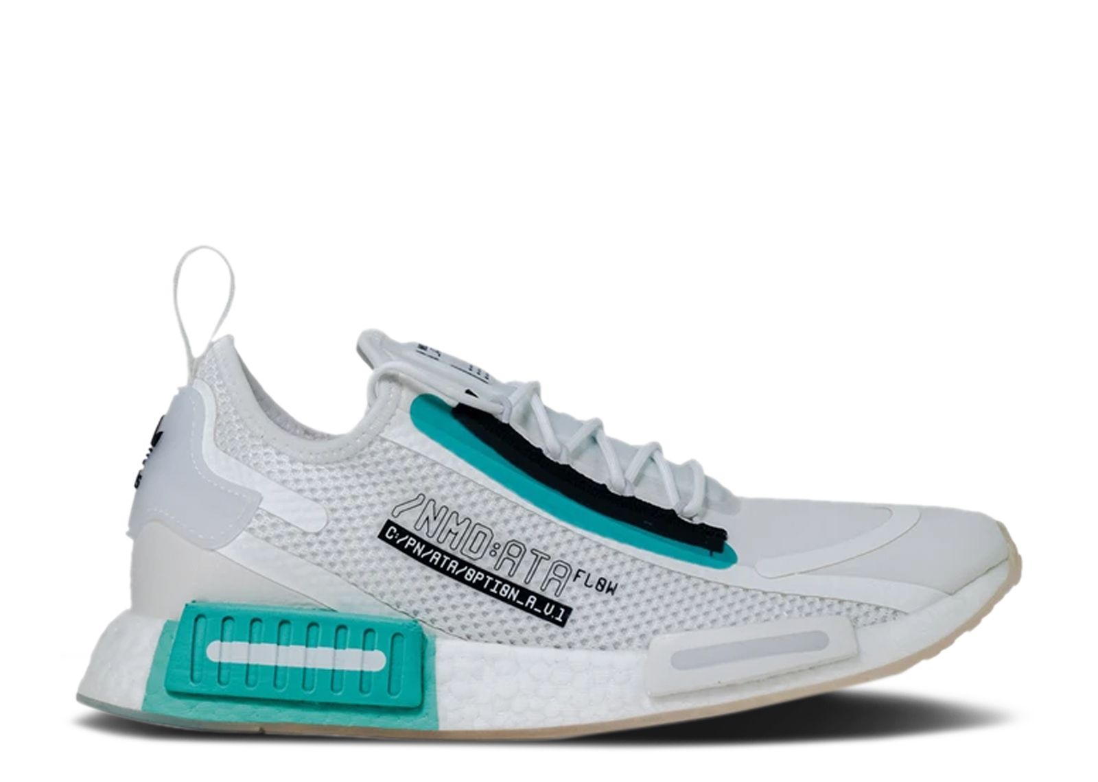 Adidas nmd shop r1 white cyan