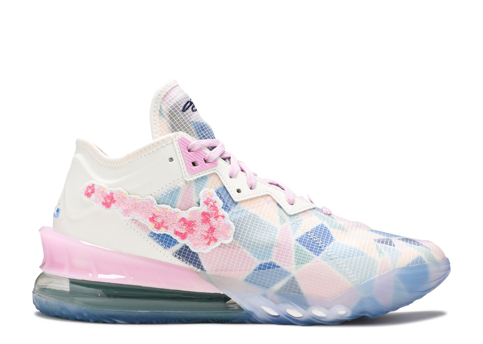 Atmos X LeBron 18 Low 'Sakura' - Nike - CV7562 101 - pale ivory/light  arctic pink/leche blue | Flight Club