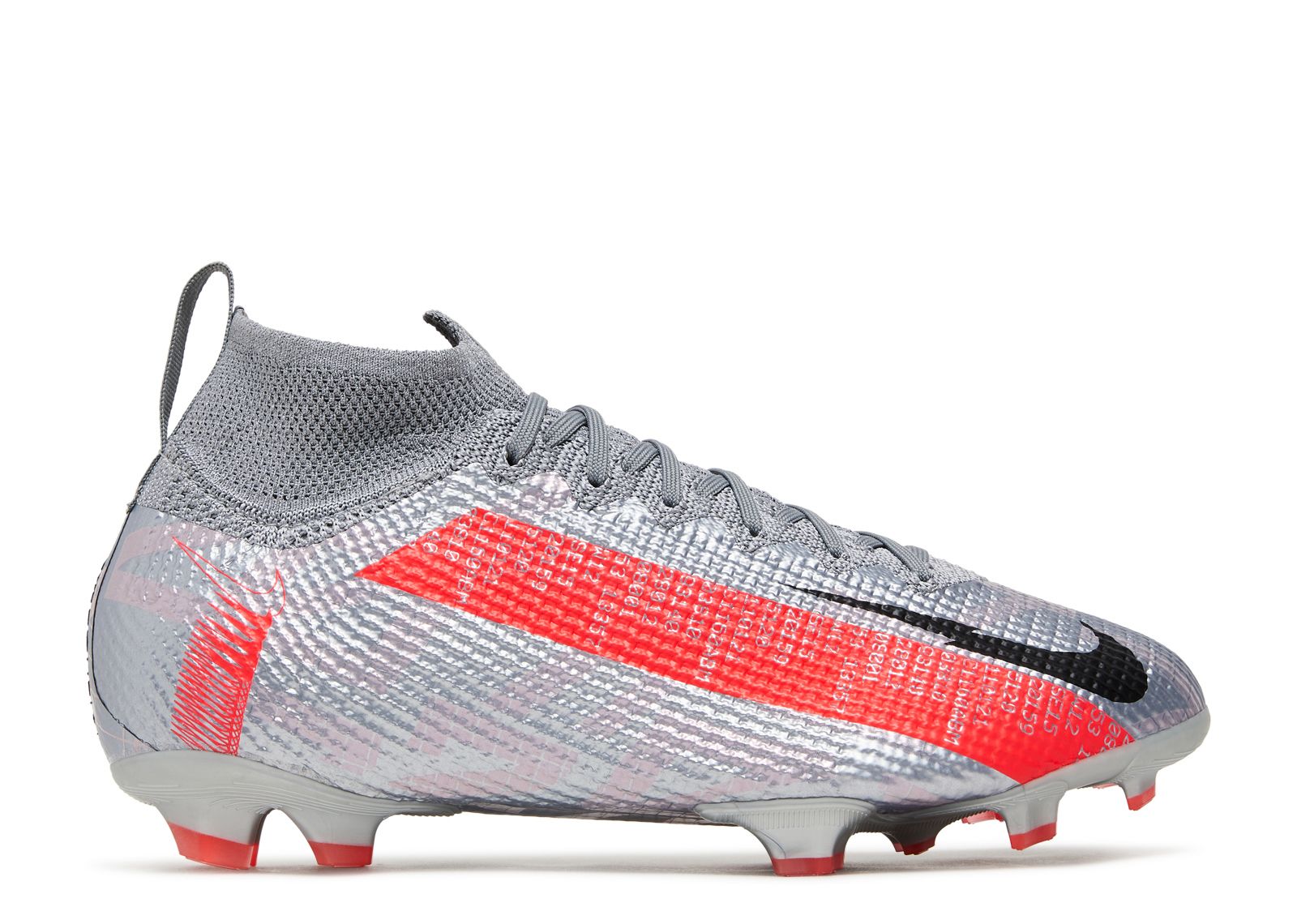 NIKE Mercurial Superfly Ⅶ Elite FG 25.5 Nike Mercurial Superfly VII Elite FG - White/Flash Crimson