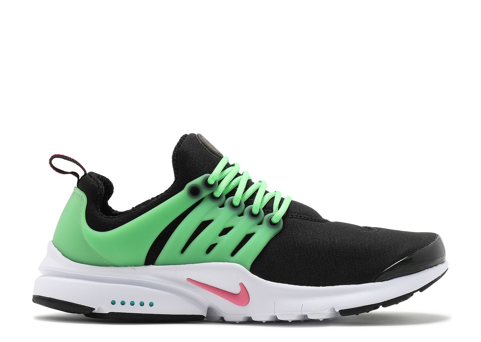 Nike presto grey and green best sale