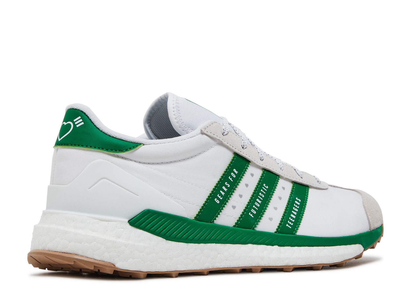 Human Made X Country 'Gears For Futuristic Teenagers White Green' - Adidas  - S42973 - cloud white/green/off white | Flight Club