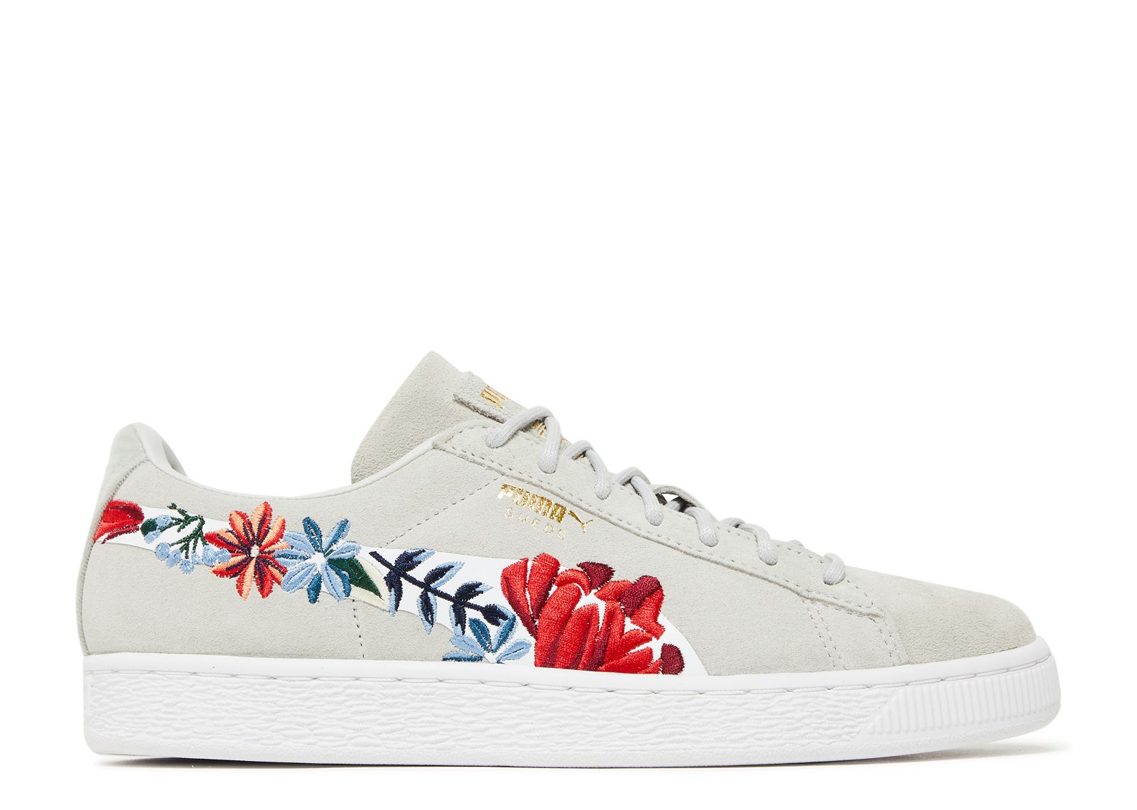 Wmns Suede Classic 'Embroided Floral'