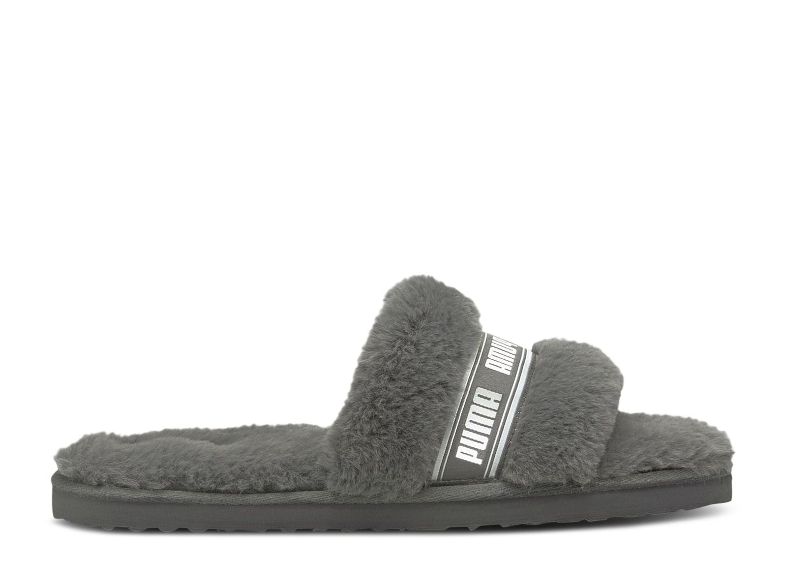 Wmns Fluff Slide 'Charcoal Grey'