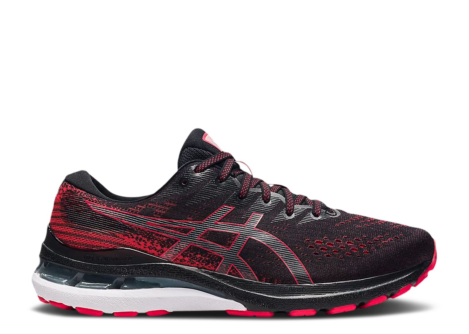 Gel Kayano 28 'Black Electric Red'