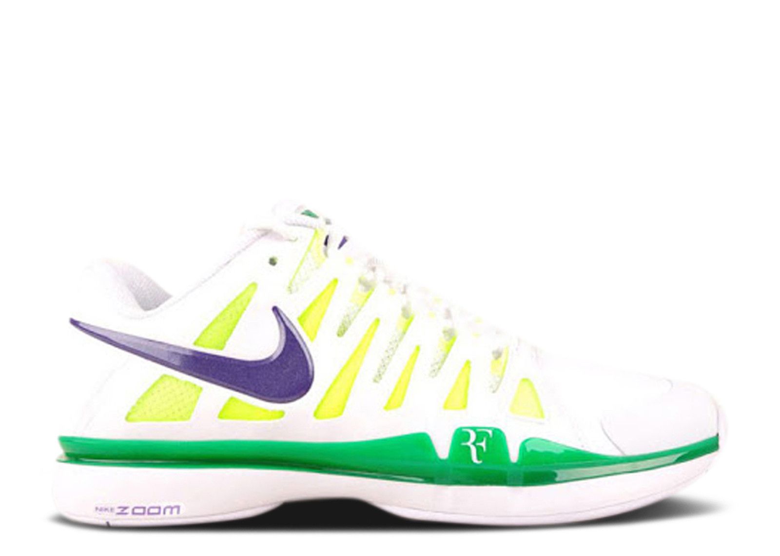 Nike Zoom Vapor Tour Roger Federer Mens 7 White Tennis Shoes 631458-101 Nike Federer Wimbledon 2019 Men main image 2