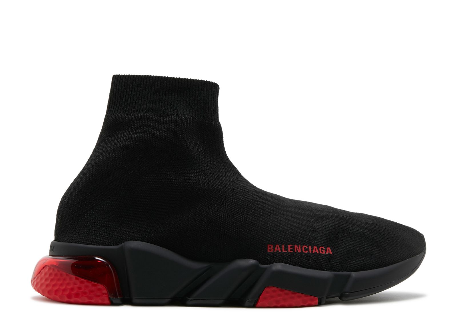 Balenciaga Speed Sneaker 'Clearsole Black Red' - Balenciaga Balenciaga Speed Sneaker 'Clearsole Black Red' - Balenciaga