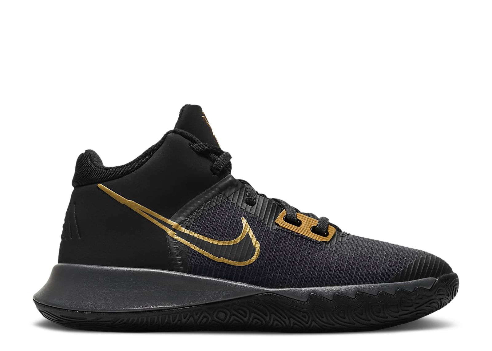 kyrie flytrap 4 black and gold