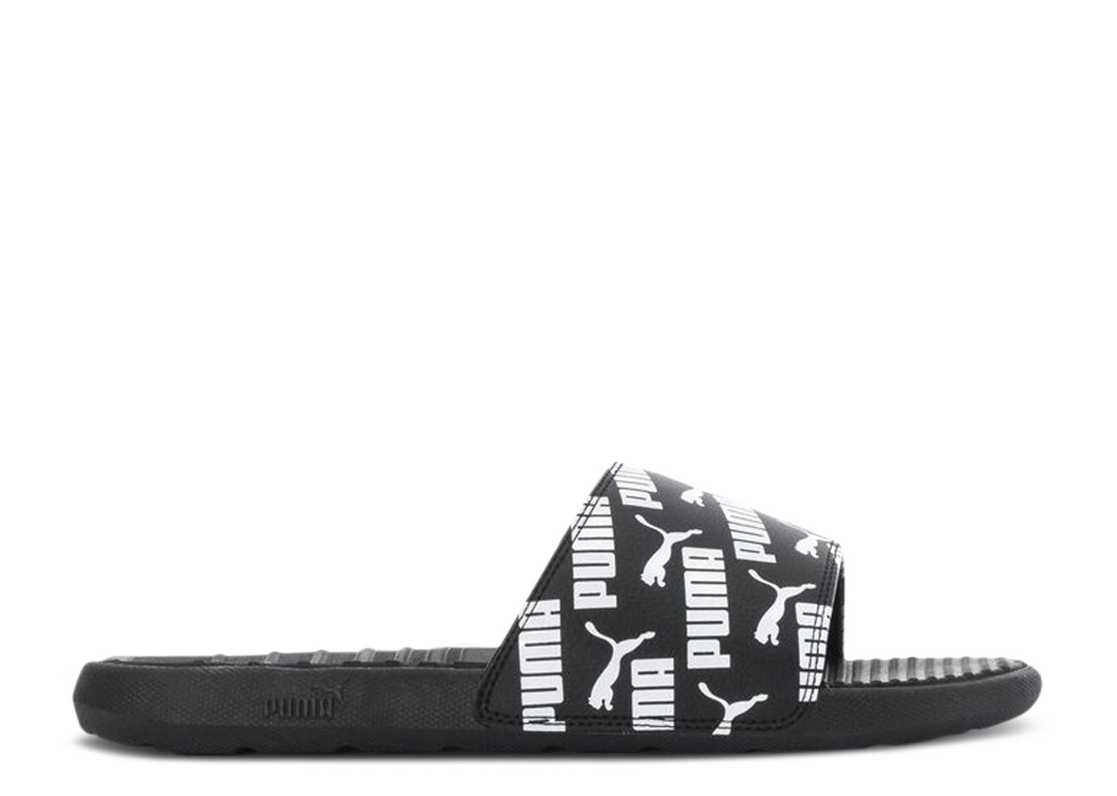 Cool Cat Bold 2 Slide 'Allover Logo - Black White'