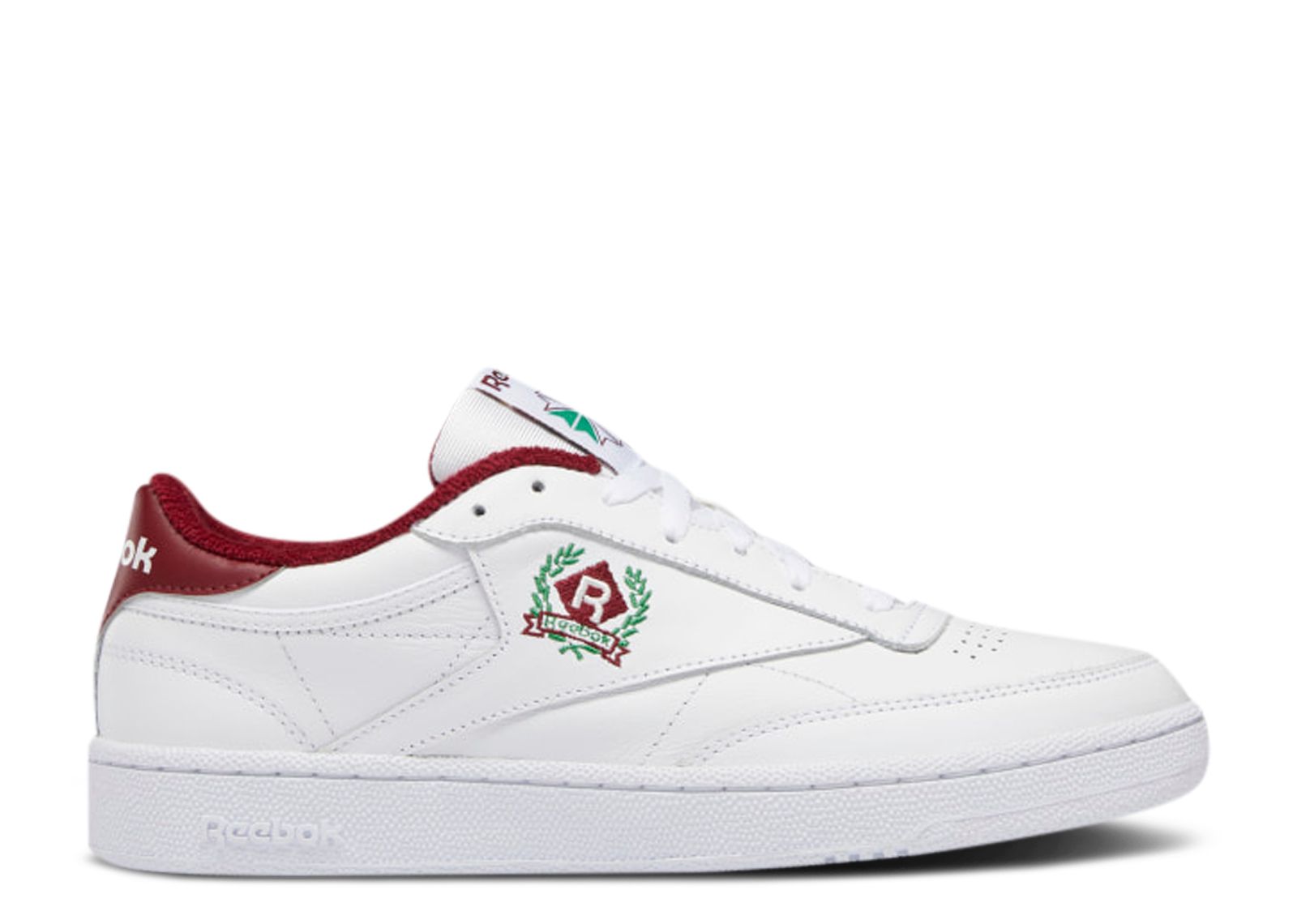 Club C 85 'OG Crest - White Classic Burgundy'