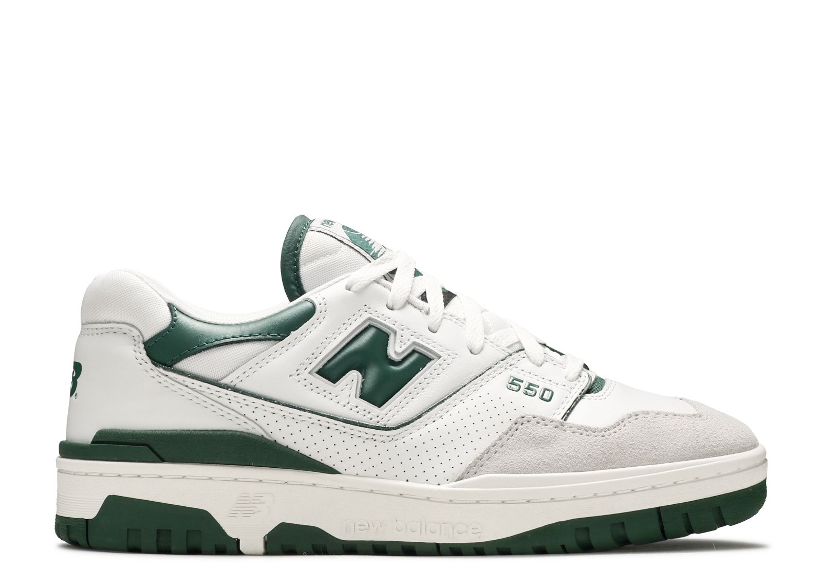Pine Green Leather And Suede Cameo On This New Balance 550 - Sneaker News