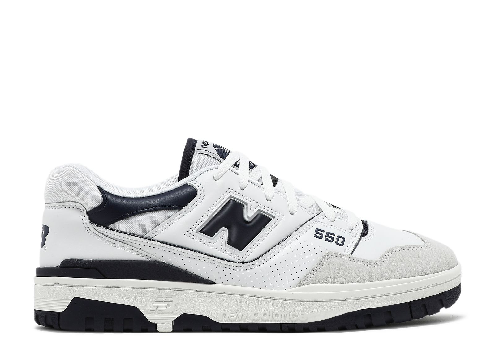 Unisex New Balance 550 White / Green Sneakers on Brubaker Store