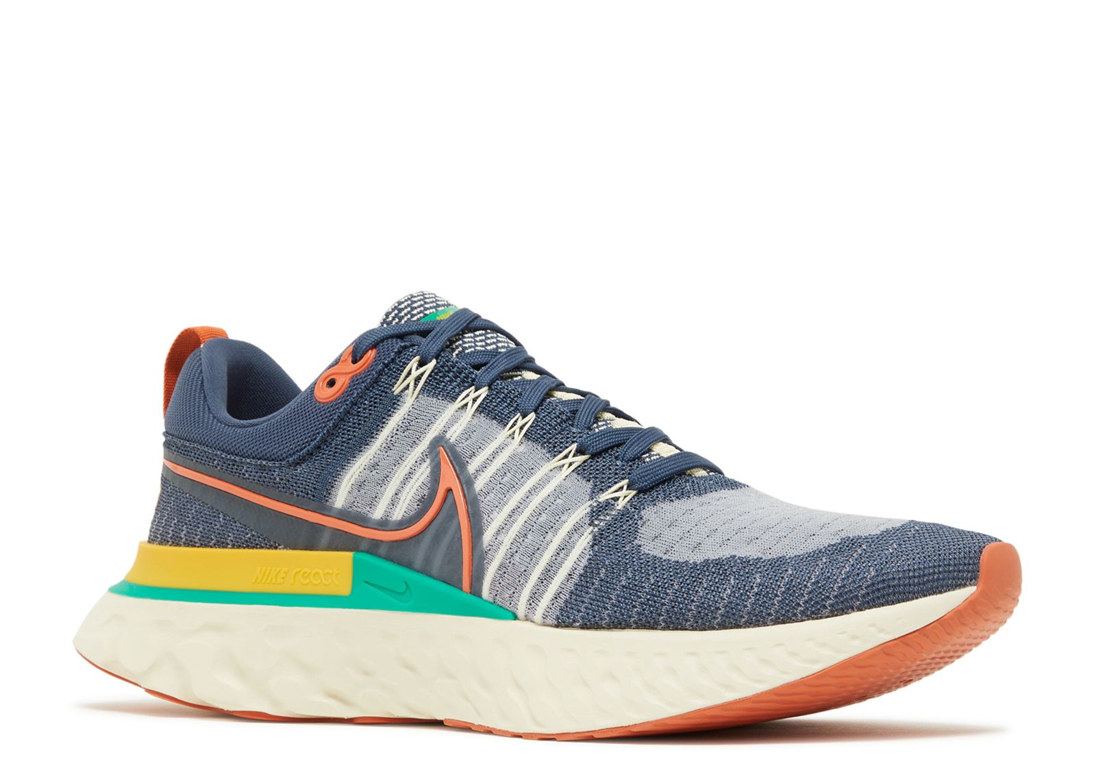 Nike React Infinity Run Flyknit 2 DJ5181-400 Denim Blue Size 8.5 Nike React Infinity Run Flyknit 2 Thunder Blue for Sale  main image 3