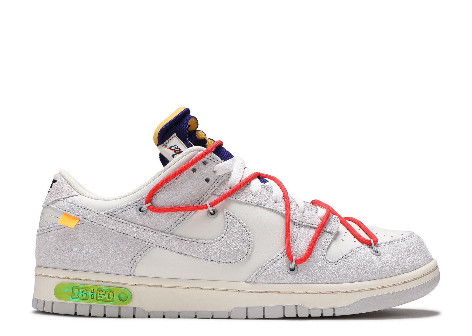 Nike Dunk Low 'Off-White - University Red' Shoes - 9.5