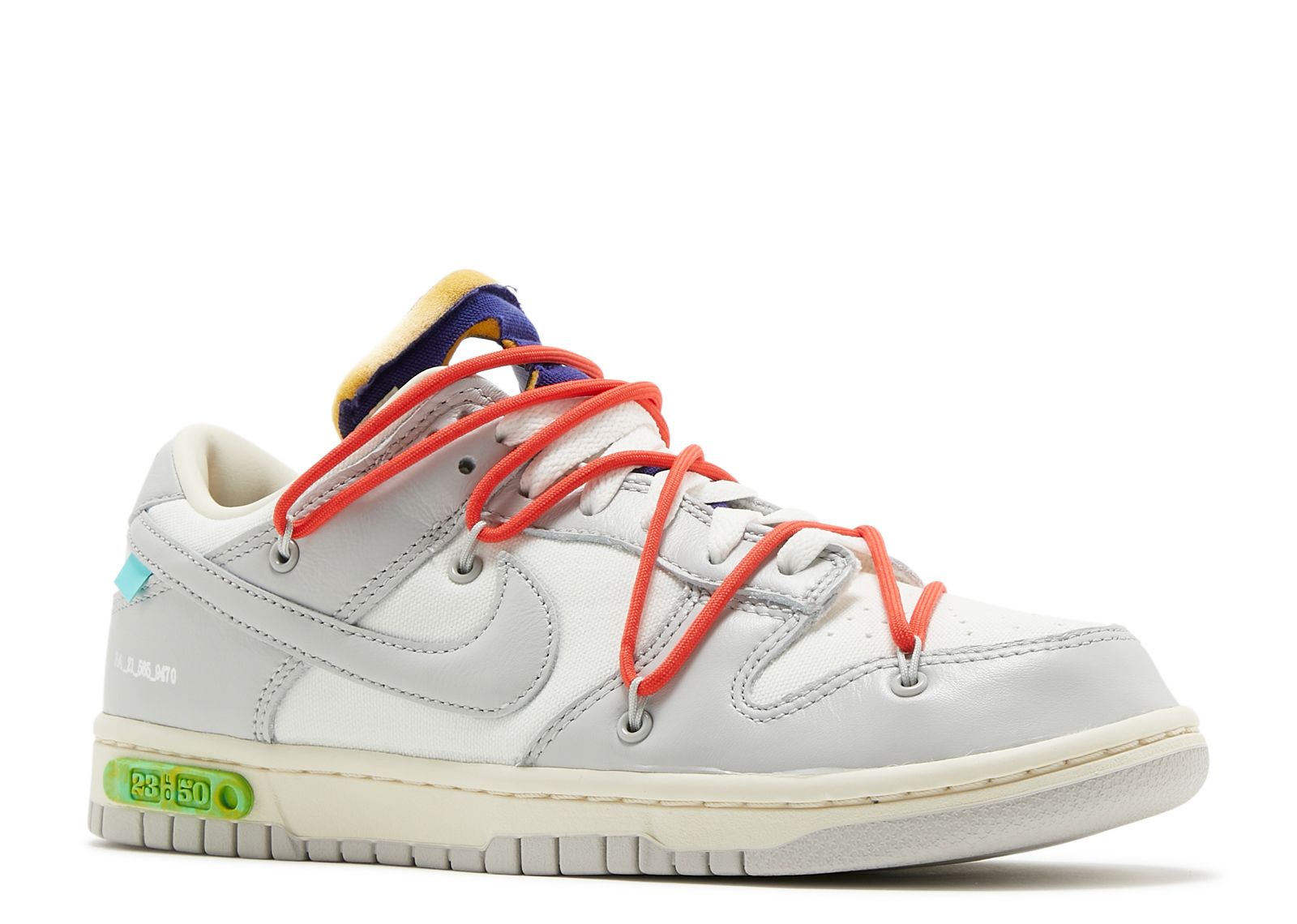 Off White X Dunk Low 'Lot 23 Of 50' - Nike - DM1602 126 - sail 