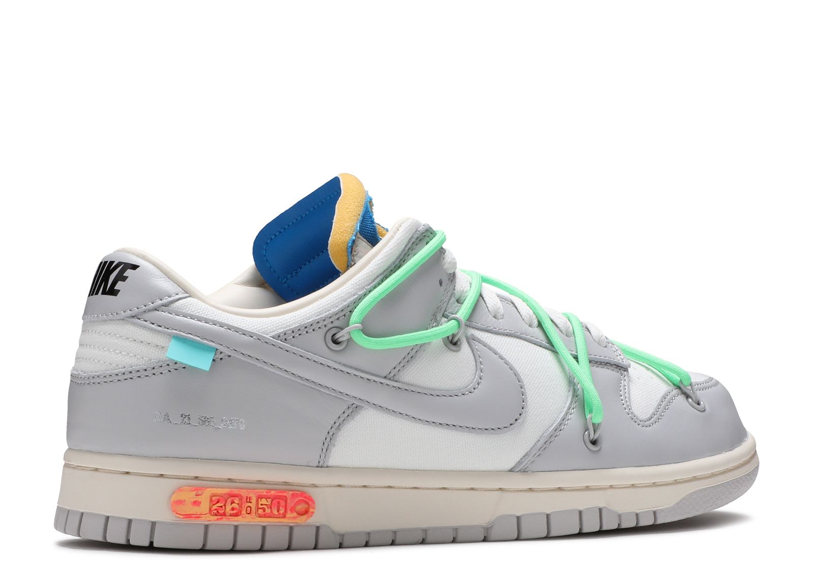 NIKE × Off-White dunk low of 50\