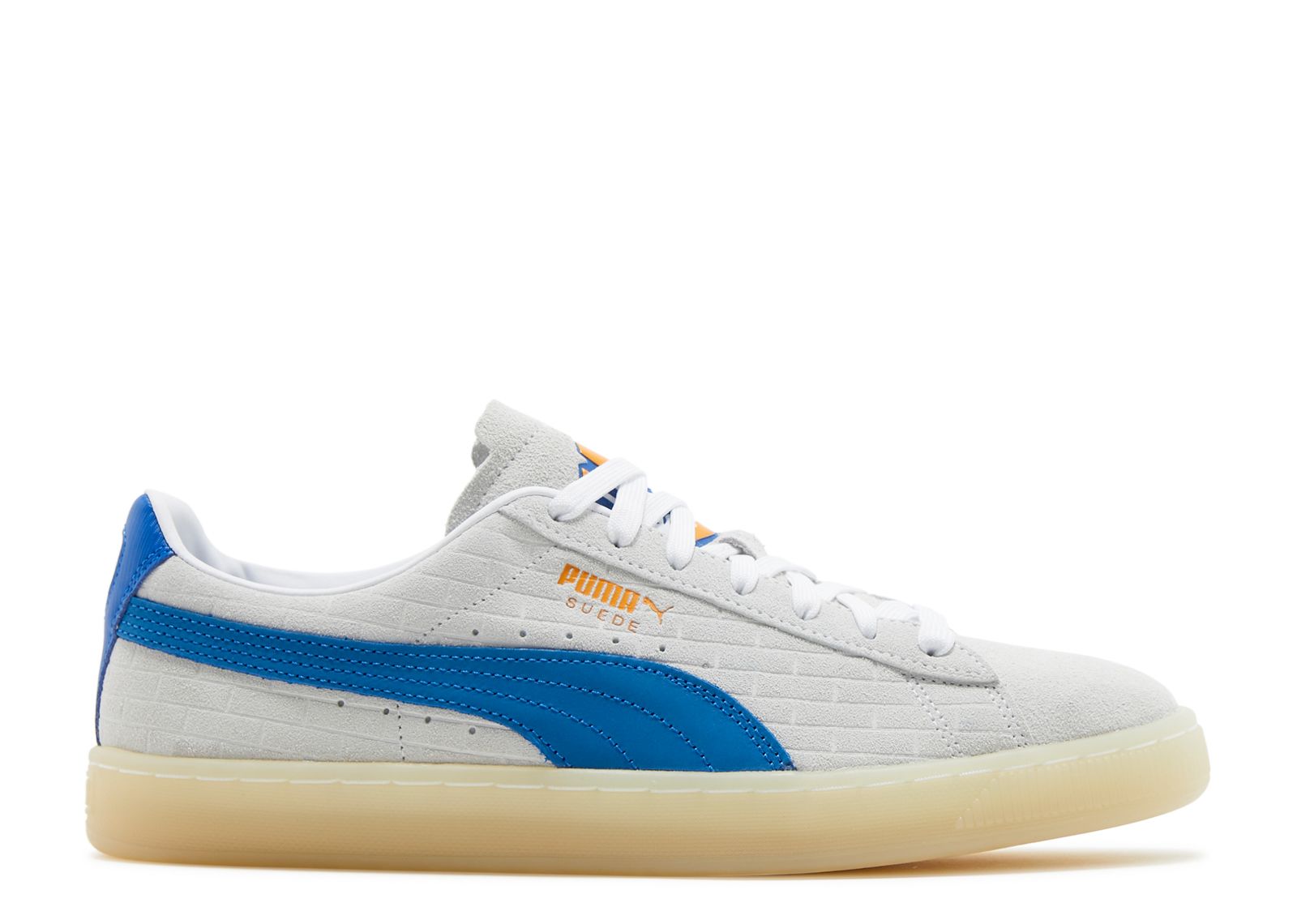 puma suede white castle