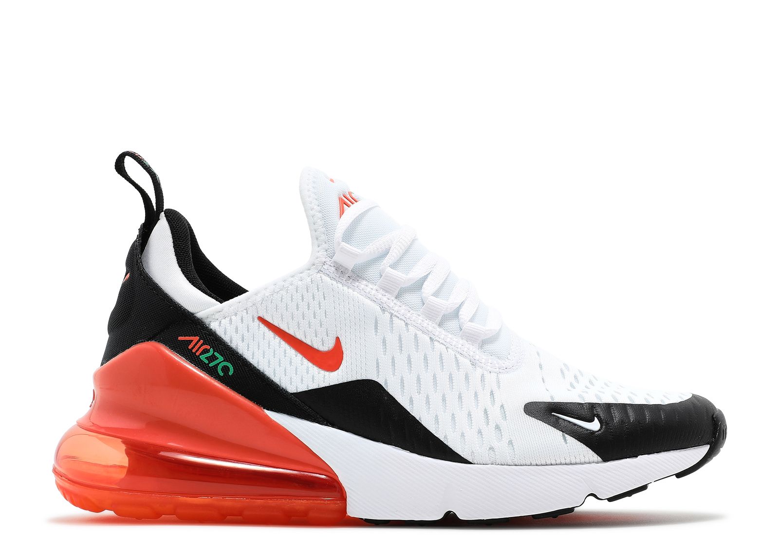 Air Max 270 GS 'White Turf Orange' - Nike - 943345 107 - white