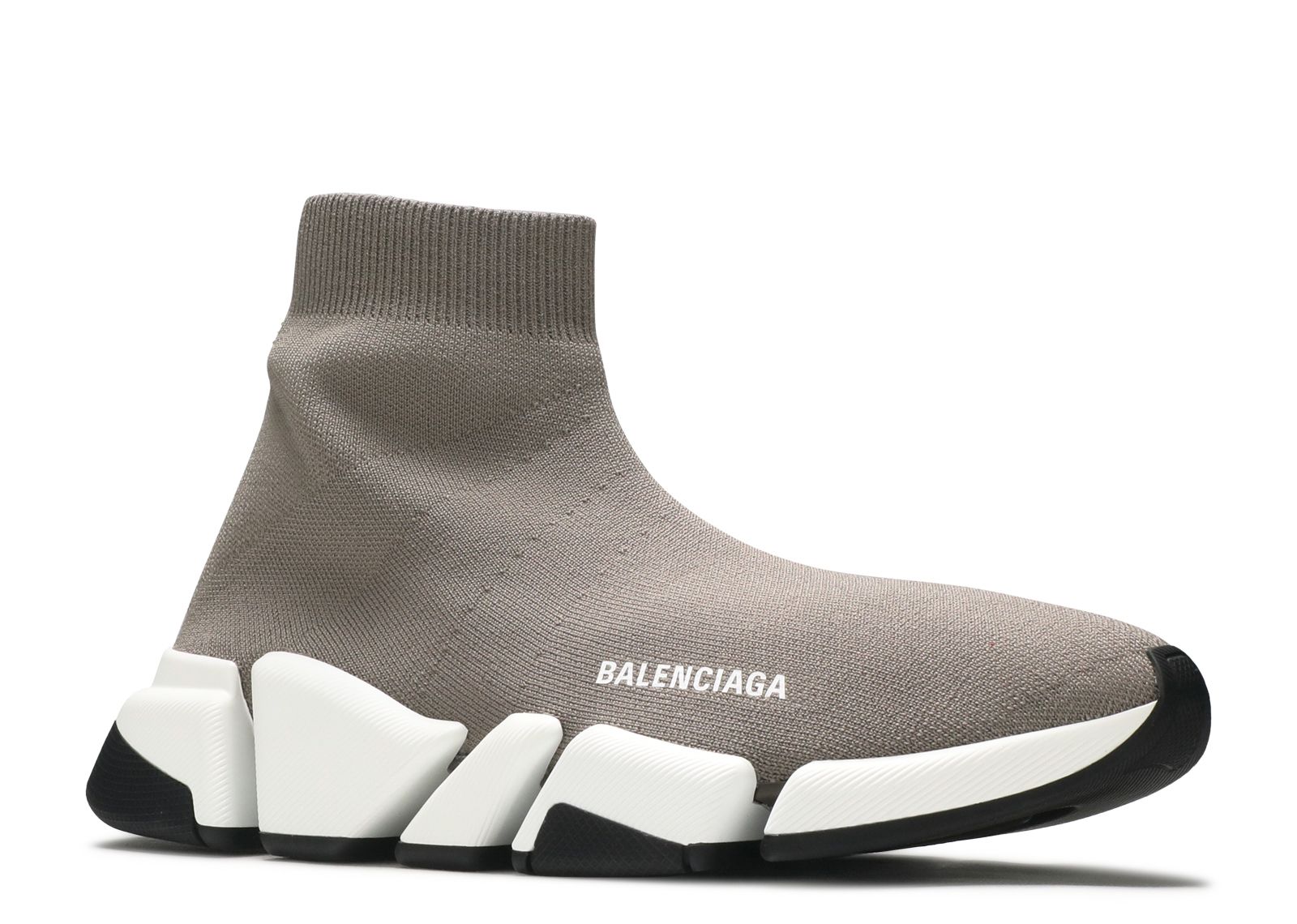 Balenciaga Wmns Speed 2.0 Sneaker Dark Beige Balenciaga 617196 W2DB2 9891 dark beige white black Flight Club