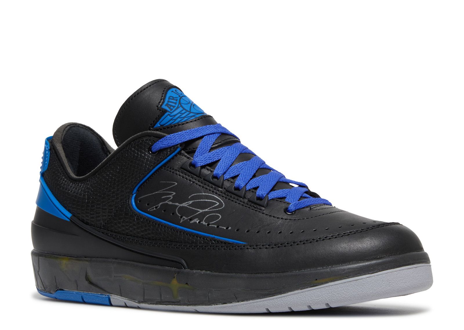 Off-White x Jordan 2 Retro Low SP ‘Black Varsity Royal’