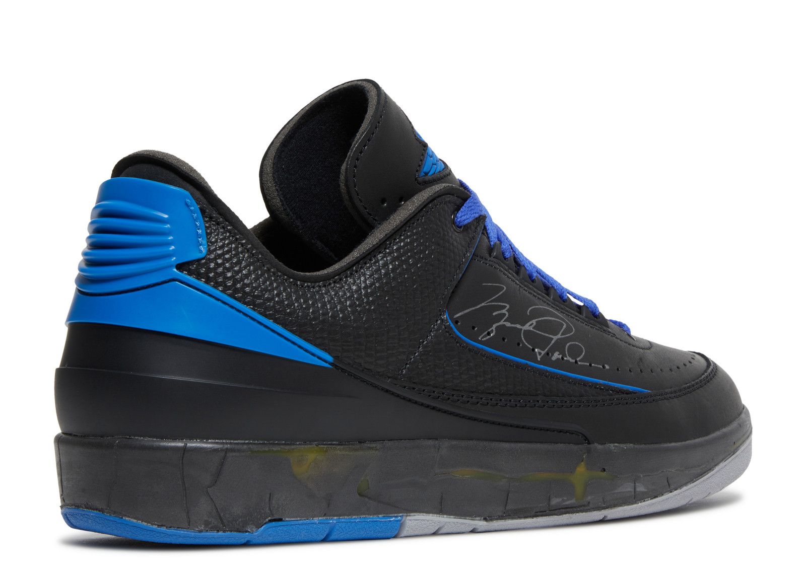 Off White X Jordan 2 Retro Low SP 'Black Varsity Royal' - Air ...