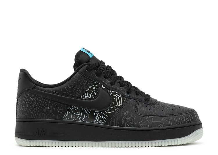 air force 1 07 white black blue fury