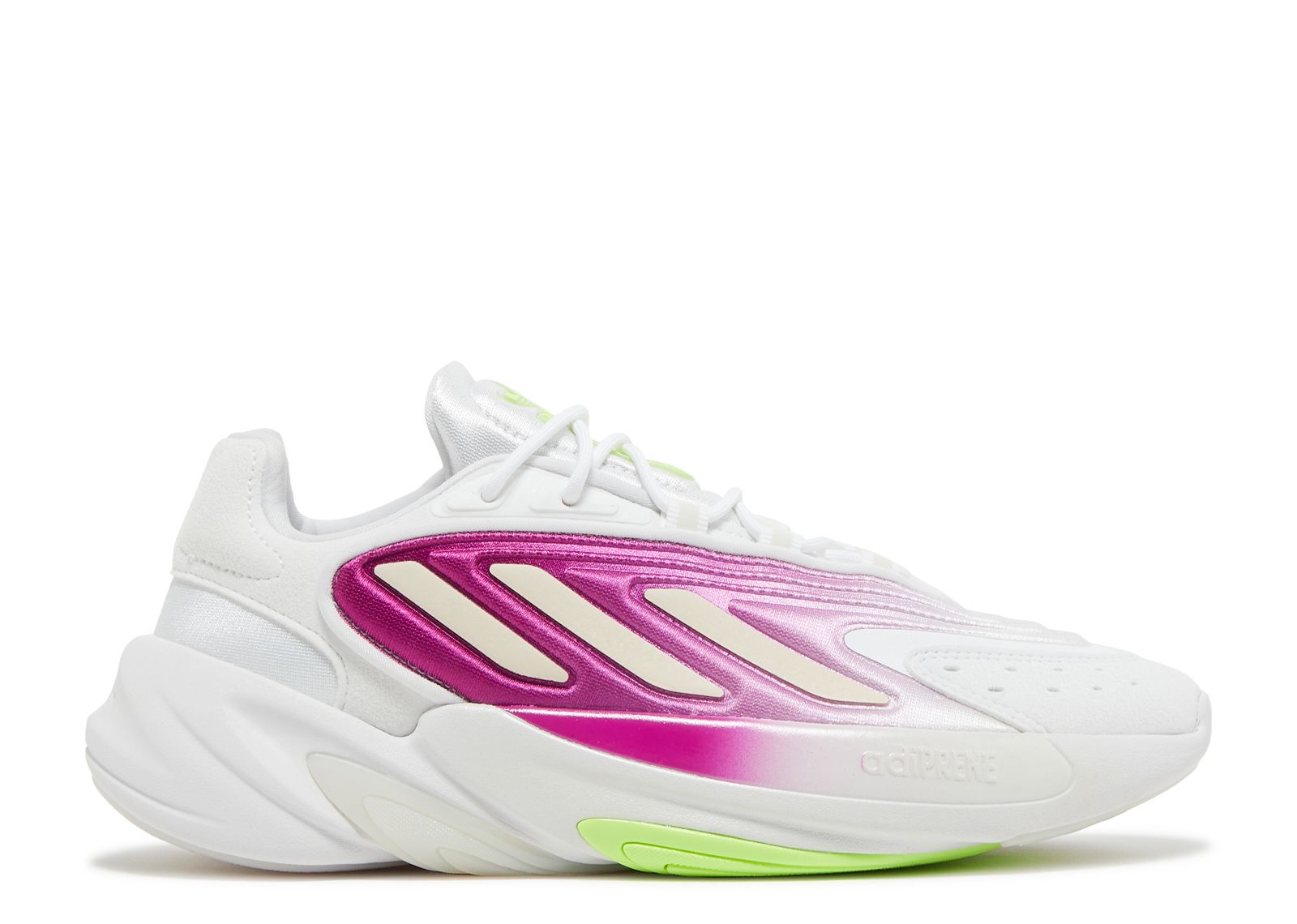 Wmns Ozelia 'Cloud White Purple' - Adidas - H04267 - cloud white/wonder  white/signal green | Flight Club
