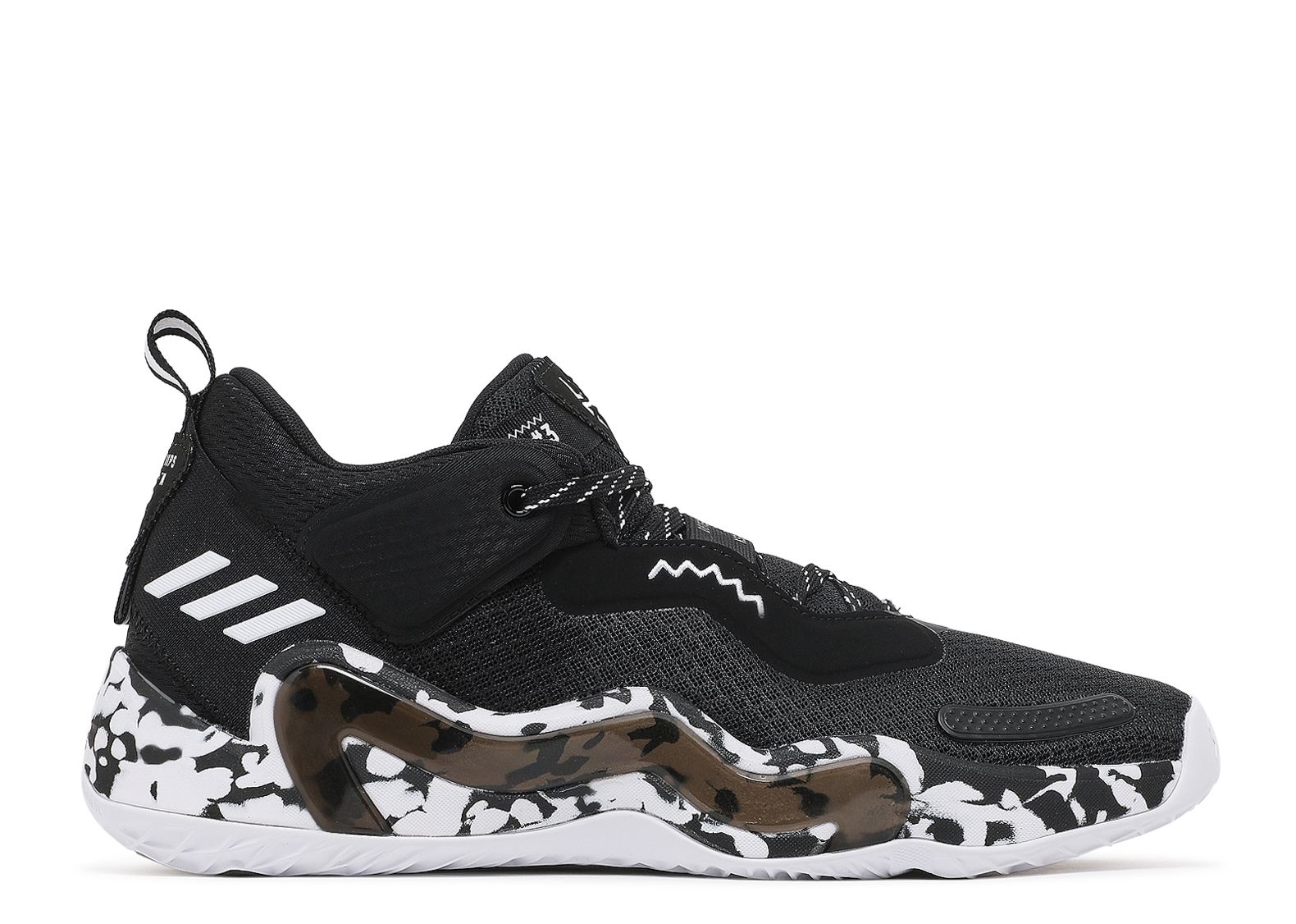 adidas D.O.N. Issue #3 Core Black H67719 Men’s Sneakers 6 51F+0d5C4lL._AC_UY900_.jpg main image 3