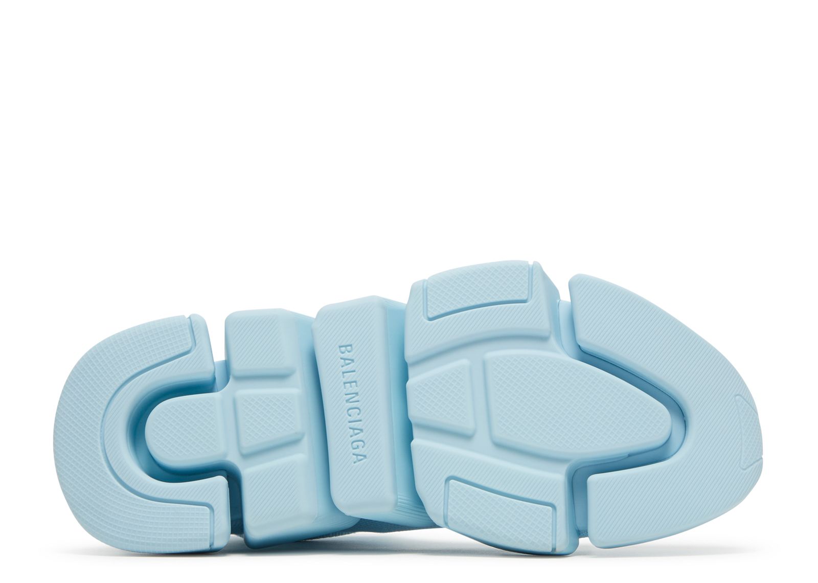Light blue Balencigas speed 2.0 Balenciaga Blue Recycled Knit Speed Trainers Size 42 EU main image 3