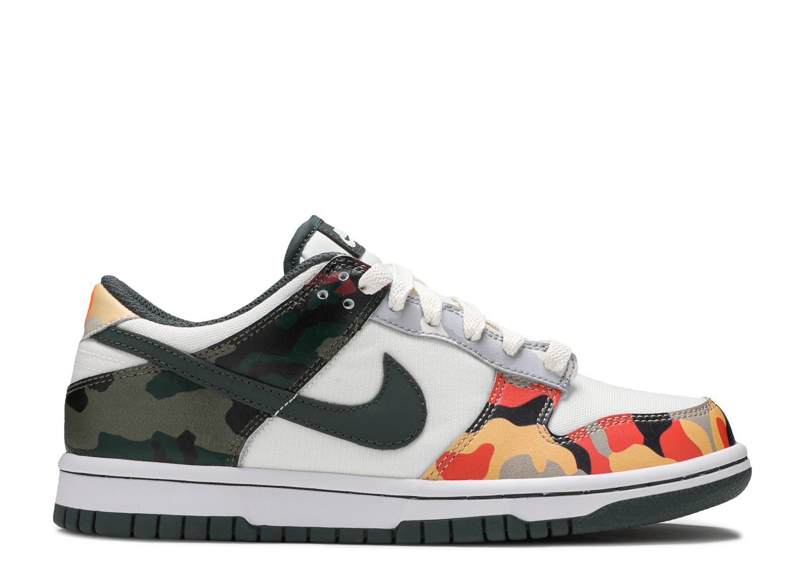 Dunk Low SE GS 'Sail Multi Camo' - Nike - DB1909 100 - sail