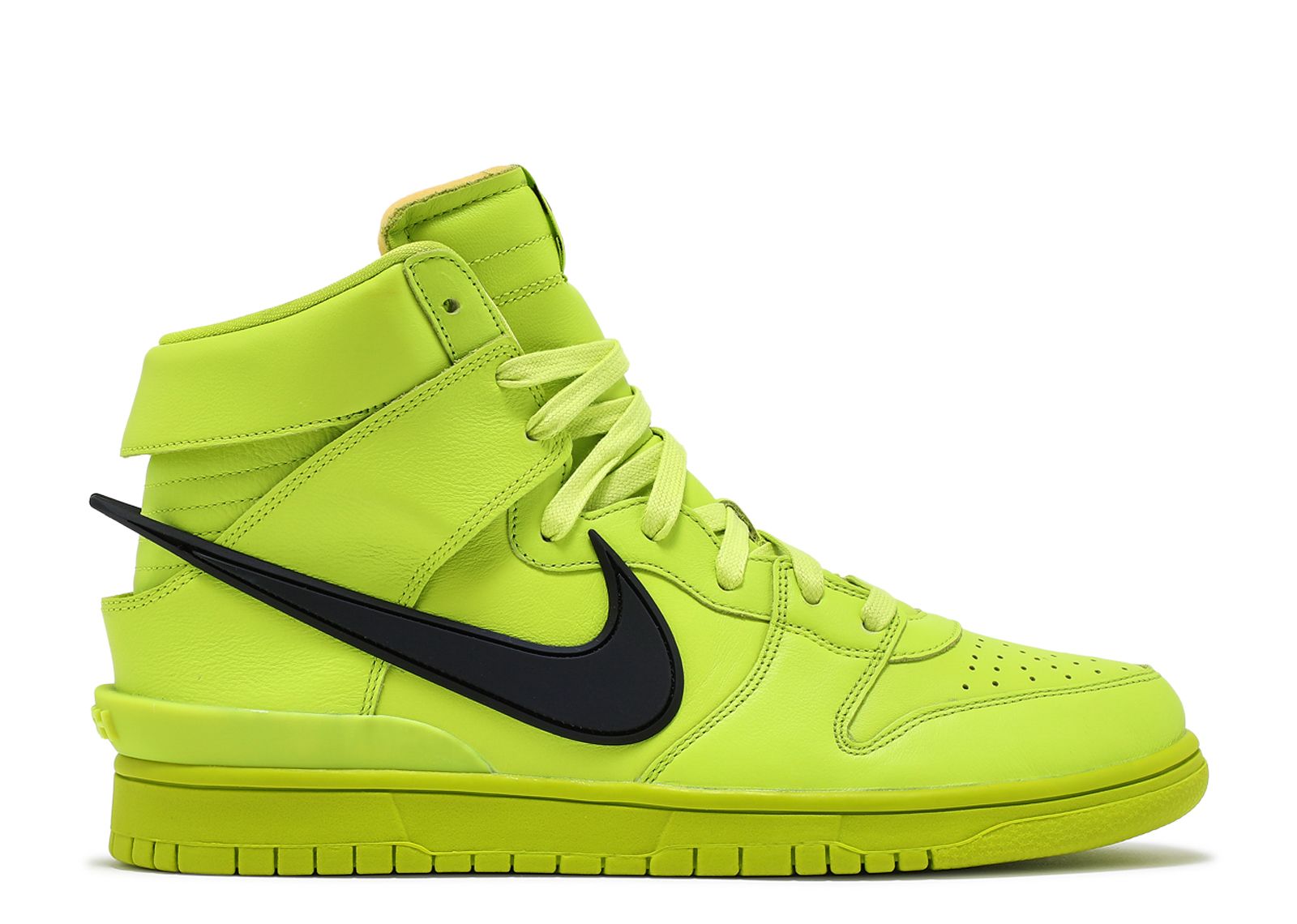 AMBUSH X Dunk High 'Flash Lime' - Nike - CU7544 300 - flash lime