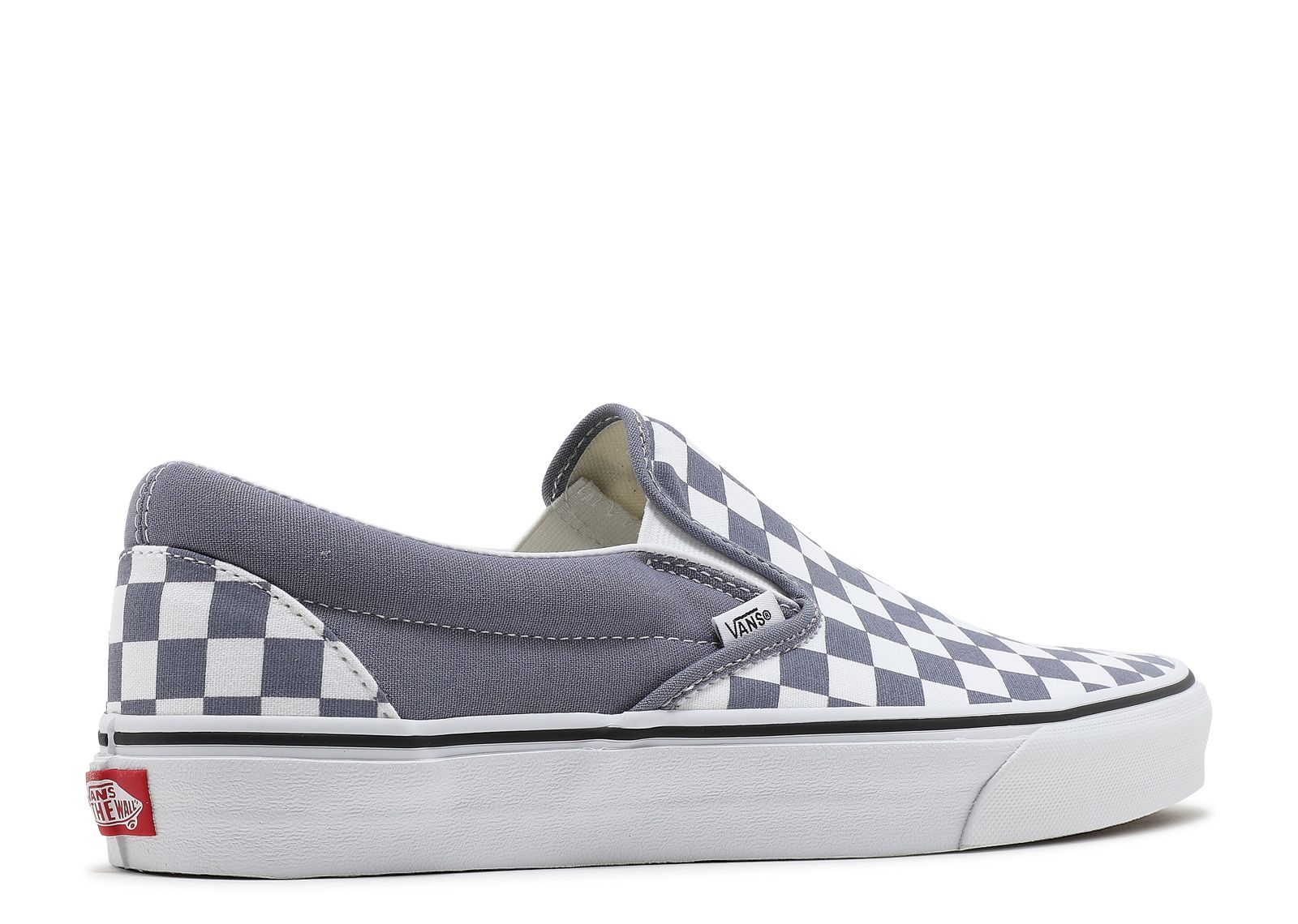 Blue grey checkered on sale vans