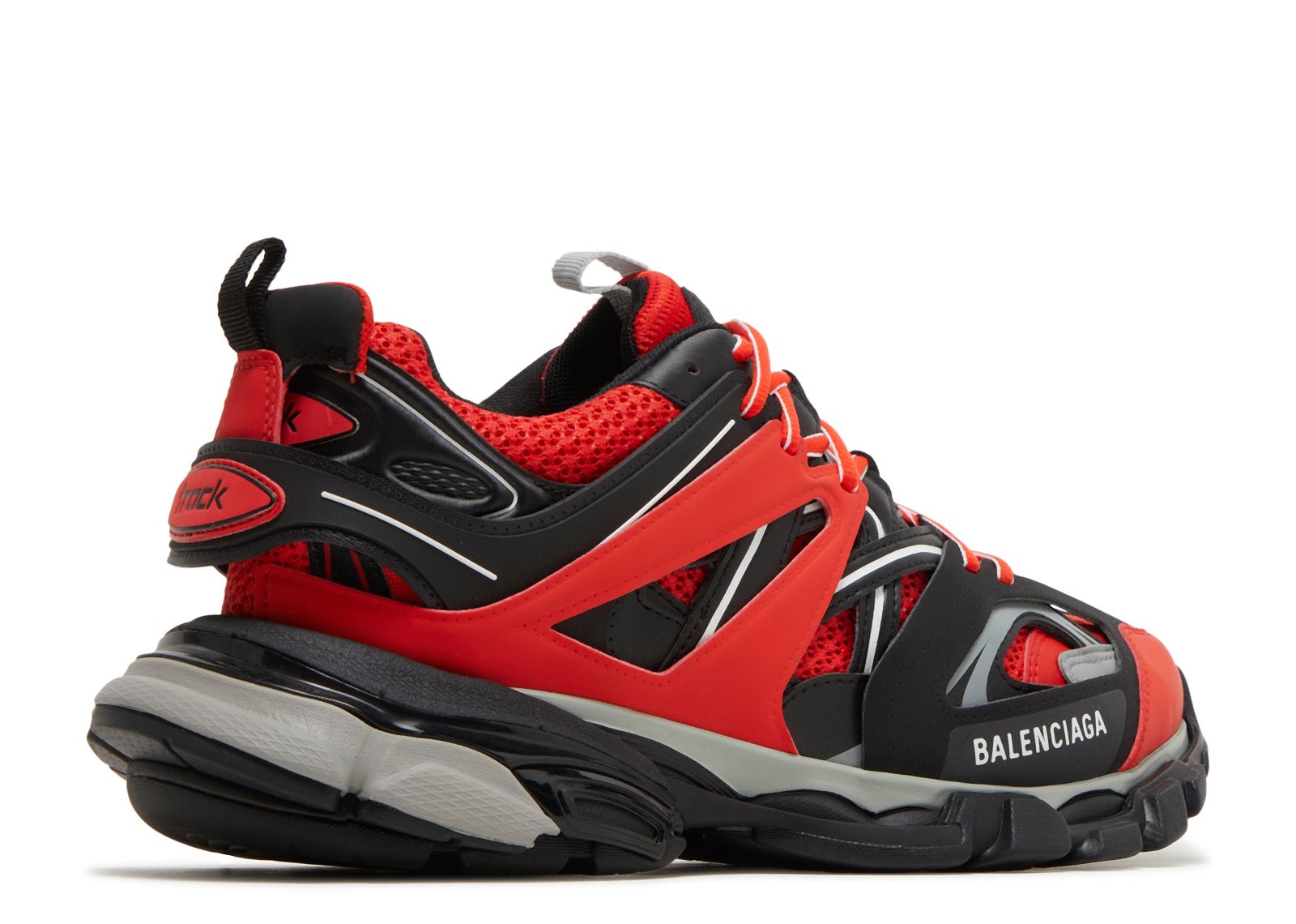 Balenciaga Black & Red Track Sneakers
