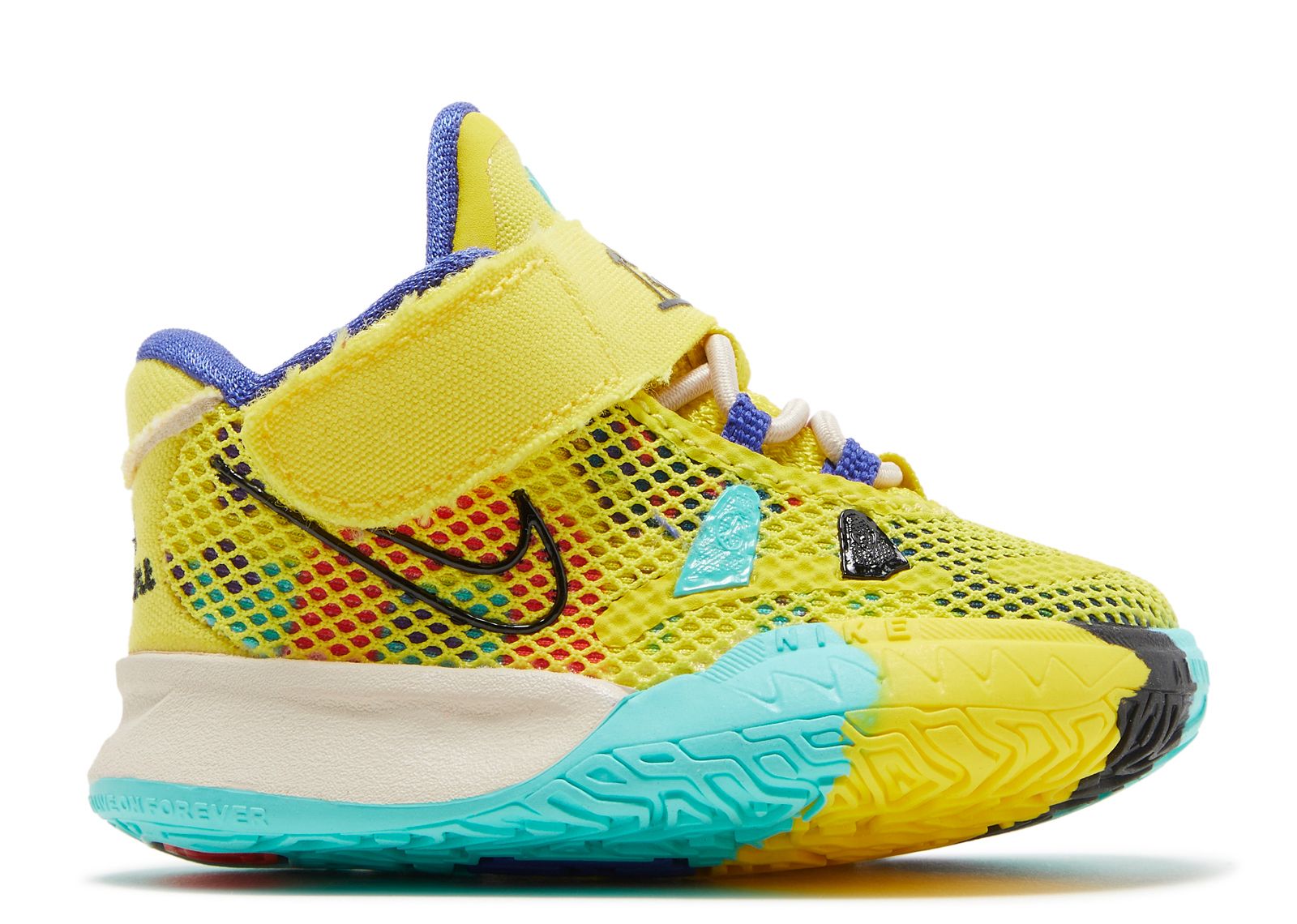 Kyrie TD '1 World People' Nike CT4980 700 yellow strike