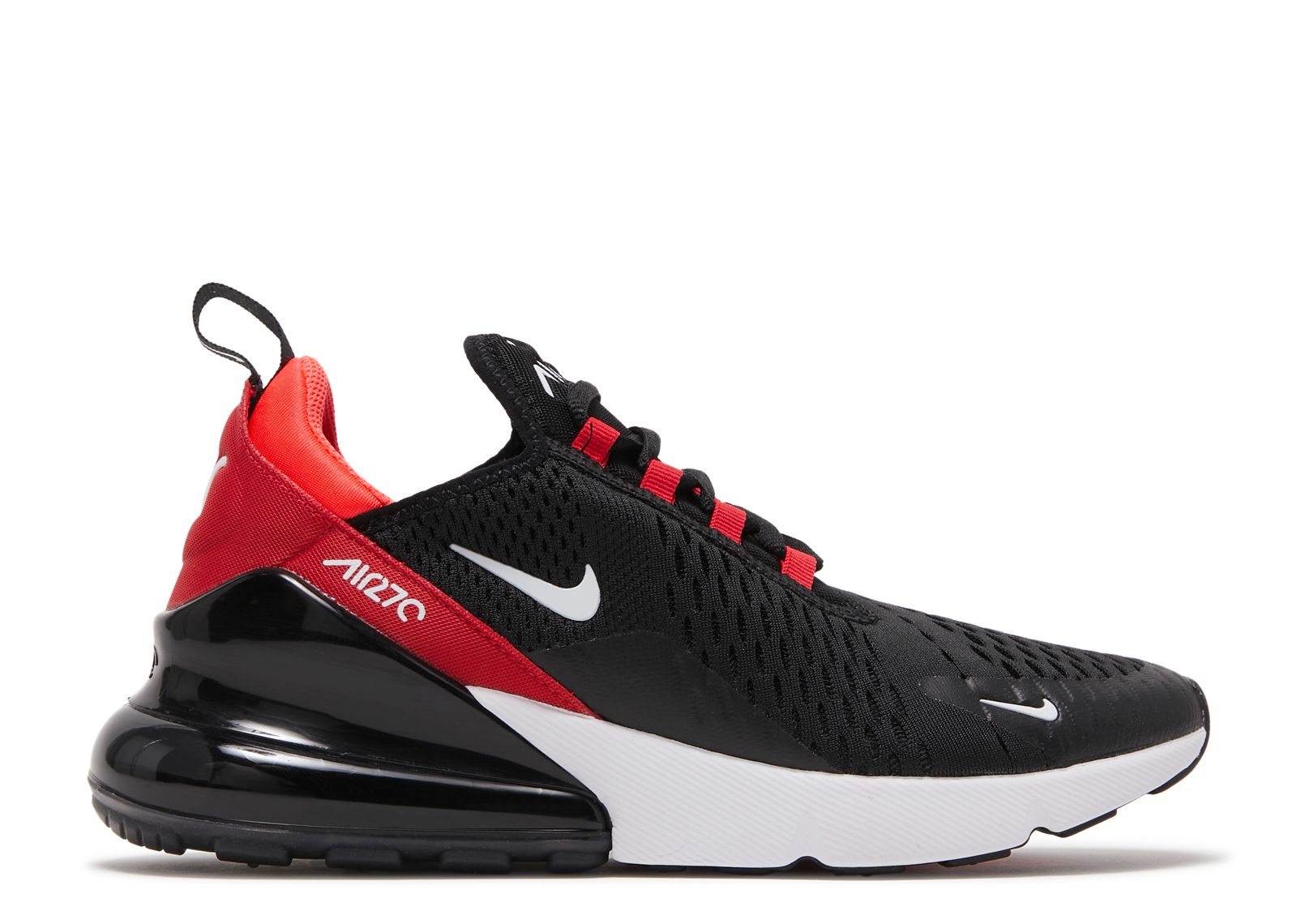 Air max 270 on sale red black white