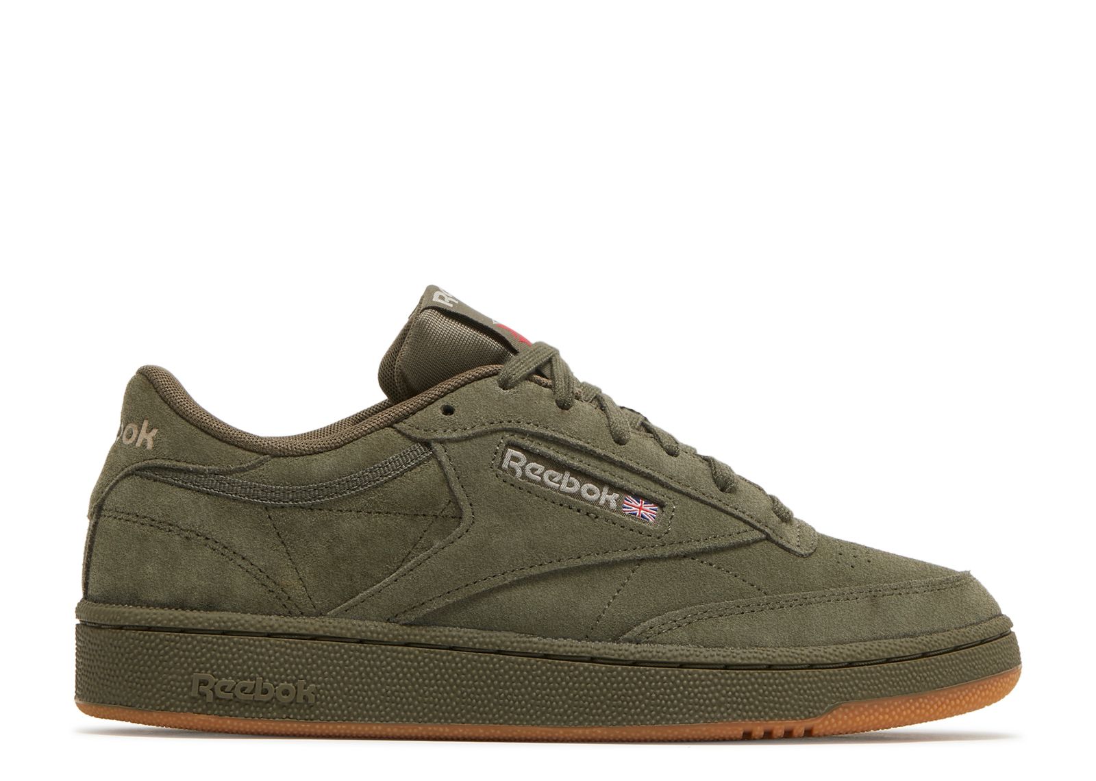 reebok club c 85 beige green