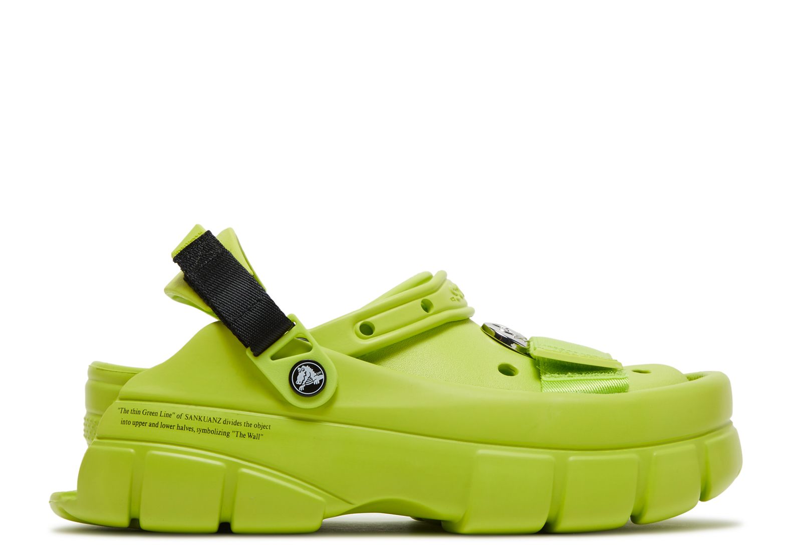 Lime punch lined discount crocs