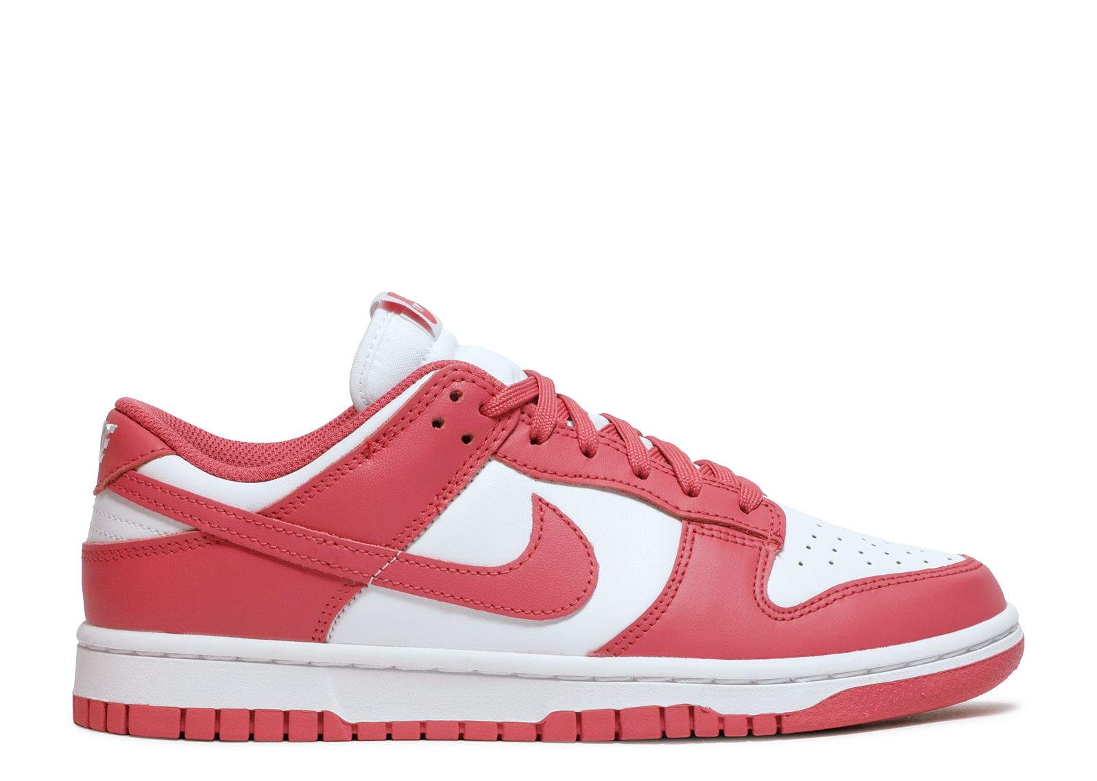 white and red nike dunks