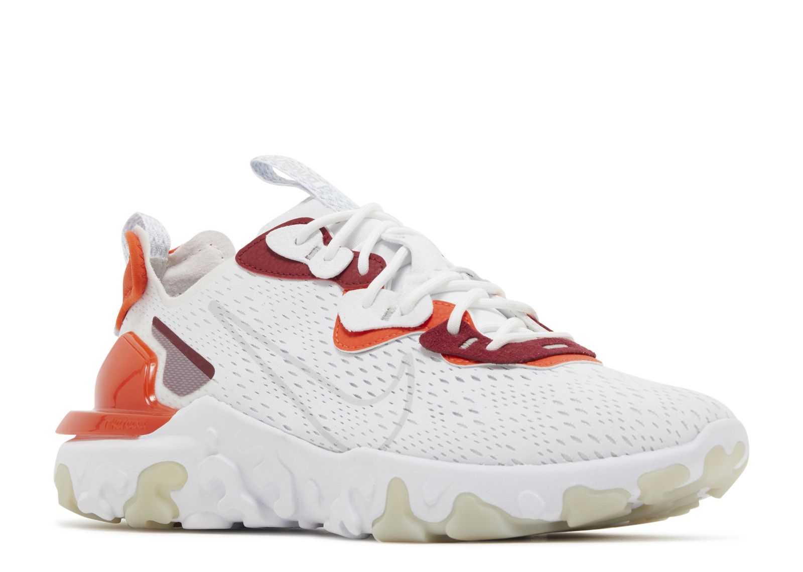 Nike React Vision Running Shoes White Grey Red DM2828-100 Men\'s Size 11.5 Nike React Vision  main image 3